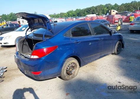 2015 Hyundai Accent Gls from USA, damaged, VIN KMHCT4AE6FU835264